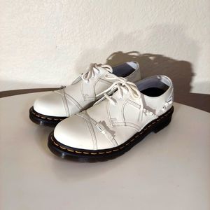 Dr. Martens 1461 Bow Smooth White Leather Oxford Shoes
